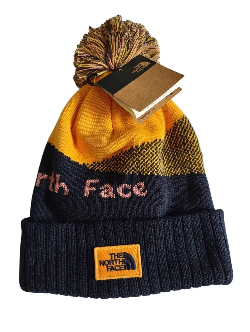 The North Face Recycled Pom Beanie Aviator Navy